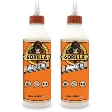 Gorilla Wood Glue – Water Resistant & Fast Drying Adhesive
