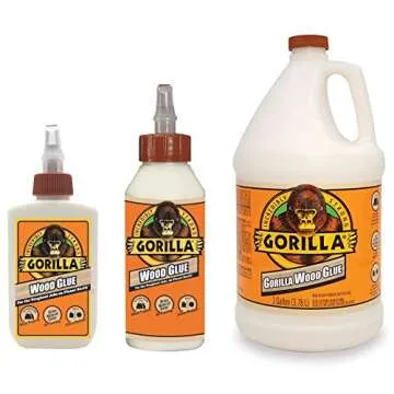 Gorilla Wood Glue – Water Resistant & Fast Drying Adhesive