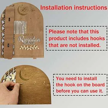 Stylish DIYOOHOMY Ramadan Countdown Calendar for Eid