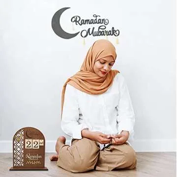 Stylish DIYOOHOMY Ramadan Countdown Calendar for Eid
