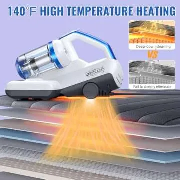 JPHYLL Mattress Vacuum Cleaner with 16Kpa Suction Power