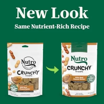 Nutro Crunchy Dog Treats with Peanut Butter 10 oz
