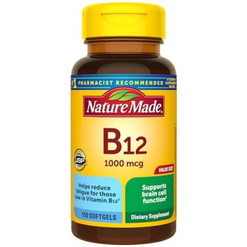 Nature Made Vitamin B12 1000 mcg Energy Support Softgels