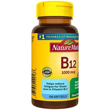 Nature Made Vitamin B12 1000 mcg Energy Support Softgels