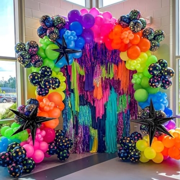Rainbow Balloon Arch Kit for Vibrant Parties and Events