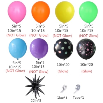 Rainbow Balloon Arch Kit for Vibrant Parties and Events