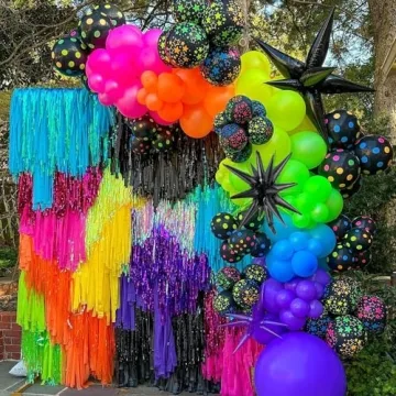 Rainbow Balloon Arch Kit for Vibrant Parties and Events