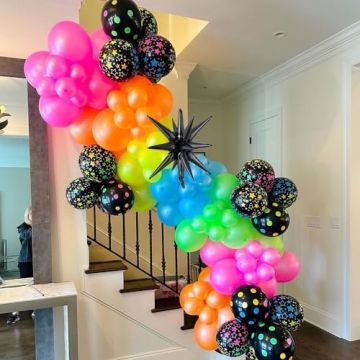 Rainbow Balloon Arch Kit for Vibrant Parties and Events