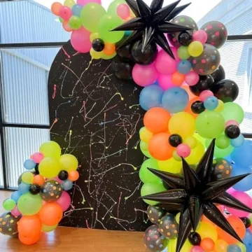 Rainbow Balloon Arch Kit for Vibrant Parties and Events