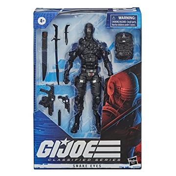 G.I. Joe Snake Eyes Action Figure 6-Inch Collectible Premium Toy