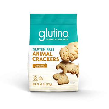 Glutino Gluten Free Animal Crackers 6 oz Crunchy Sweet Snack