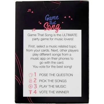 Game That Song - Hilarious Music Card Game for Families