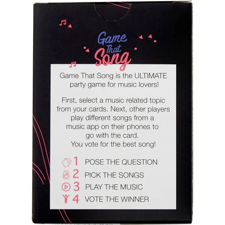 Game That Song - Hilarious Music Card Game for Families