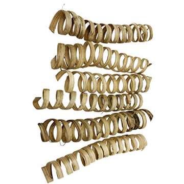 Bonka Bird Toys 3270 Pk6 Bamboo 5-Inch Springs Foot Talon Bird Toys