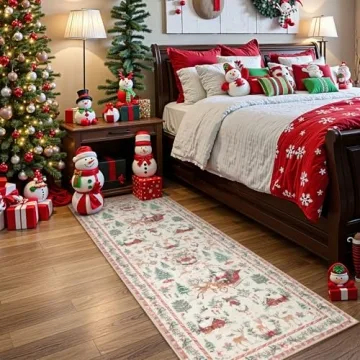Lahome 2x6 Christmas Runner Rug | Soft & Non-Slip