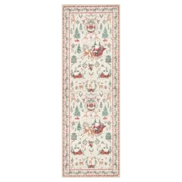 Lahome 2x6 Christmas Runner Rug | Soft & Non-Slip