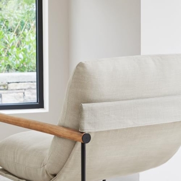 KISLOT Modern Accent Chair with Metal Frame for Home