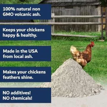 5.5 lb Chickie Whiz Dust Bath, Chicken Dust Bath, Dust Bath for Chickens for Healthier Chicken Eggs, Poultry Dust Chicken Bath for Chickens & Other Small Pet Animals, Billy Buckskin Co.