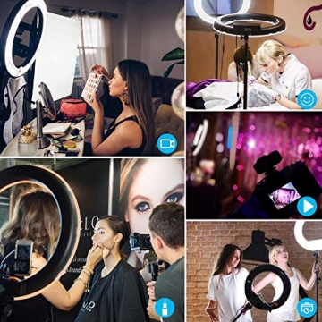 Yesker 18" LED Ring Light Kit for Stunning Photography