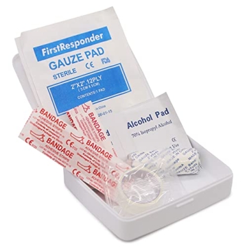 Mini 20-Piece First-Aid Kit for Cuts and Scrapes