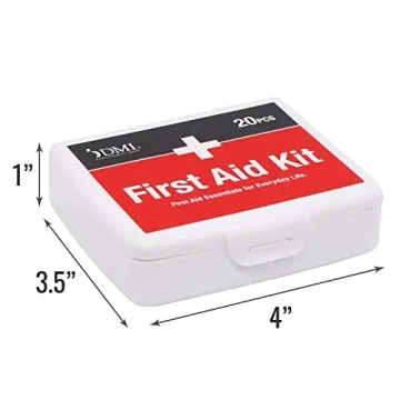 Mini 20-Piece First-Aid Kit for Cuts and Scrapes