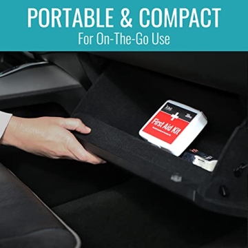 Mini 20-Piece First-Aid Kit for Cuts and Scrapes