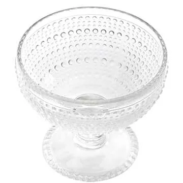 ZOOFOX Glass Ice Cream Bowl Set for All Occasions