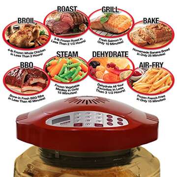 NuWave Pro Plus Oven with Stainless Steel Extender Ring