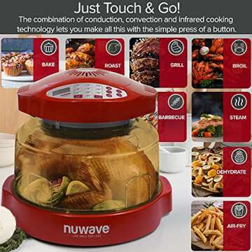 NuWave Pro Plus Oven with Stainless Steel Extender Ring