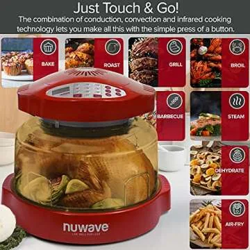 NuWave Pro Plus Oven with Stainless Steel Extender Ring