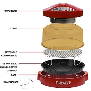 NuWave Pro Plus Oven with Stainless Steel Extender Ring
