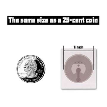 10PCS NFC 215 Tags,Ntag 215 Sticker Compatible with TagMo Amiibo and All NFC-Enabled Devices， Writ...