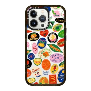 Stylish CASETiFY iPhone 13 Pro Impact Case - Fruit Stickers
