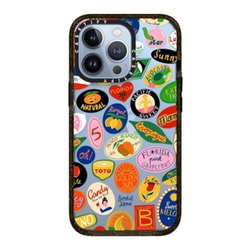 Stylish CASETiFY iPhone 13 Pro Impact Case - Fruit Stickers