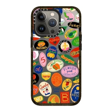 Stylish CASETiFY iPhone 13 Pro Impact Case - Fruit Stickers