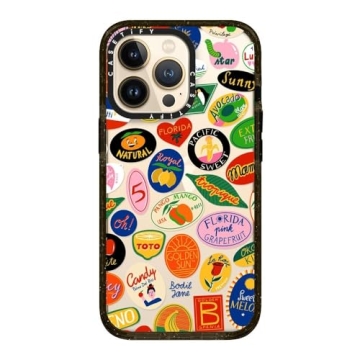 Stylish CASETiFY iPhone 13 Pro Impact Case - Fruit Stickers