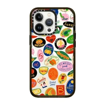 Stylish CASETiFY iPhone 13 Pro Impact Case - Fruit Stickers