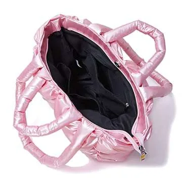 Stylish Puffer Tote Bag for Women - Chic & Functional