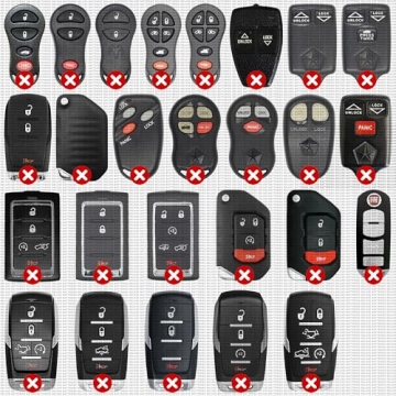 Key Fob Batteries for Jeep Dodge Ram Chrysler 2-Pack