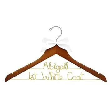 Stunning Custom First White Coat Hanger for Medical Graduates and Professionals
