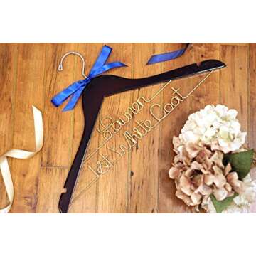 Personalized First White Coat Hanger for Graduates