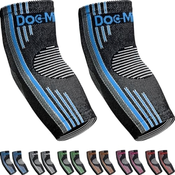 Doc Miller - Compression Elbow Brace: Support for Tendonitis, Bursitis, Tennis, Arthritis, Workouts ...