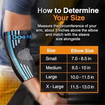 Doc Miller Compression Elbow Brace for Pain Relief and Support
