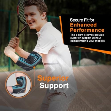 Doc Miller Compression Elbow Brace for Pain Relief and Support