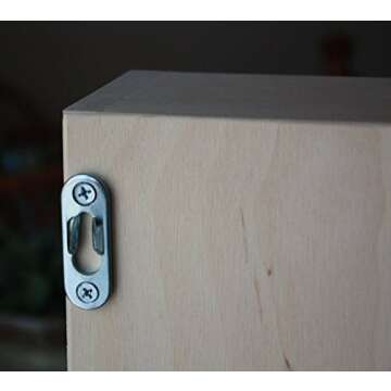 Wooden Craft Paint Storage Rack - Holds 81 Standard Size 2oz. Bottles of Paint.