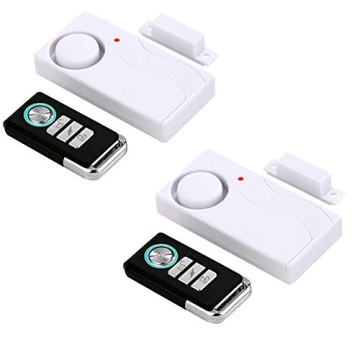 Wireless Door Alarms with Remote - 2 Pack