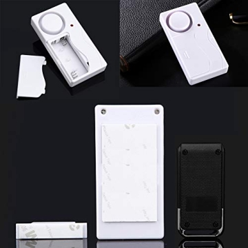 Wireless Door Alarms with Remote - 2 Pack