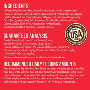 Merrick Power Bites Dog Treats for Large Dogs