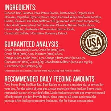 Merrick Power Bites Dog Treats for Large Dogs