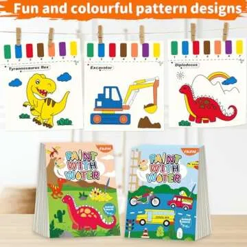 Paint with Water Coloring Books for kids - Fun Art Set